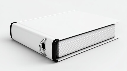 Blank white book illustration