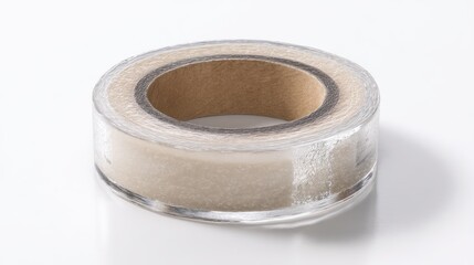 Transparent tape roll