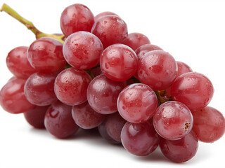 Bunch of grapes isolated on transparent background PNG created in Generative AI