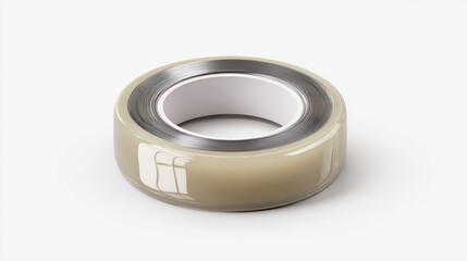 Clear adhesive tape roll