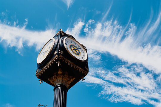  Iconic town clock in Hope, BC