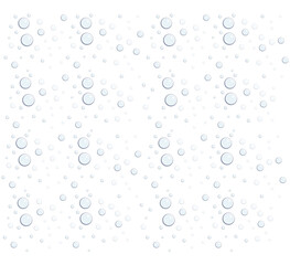 Seamless bubbles pattern for water related designs