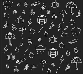 Autumn seamless pattern