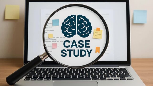 Case Study Research On Laptop With Magnifier