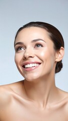 Beautiful woman smiling