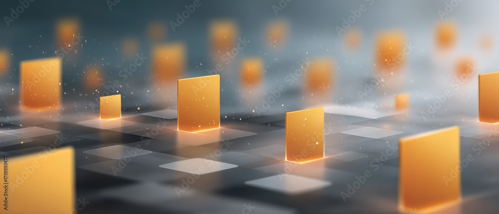Poster data breach response in cybersecurity systems abstract digital environment innovative security measu
