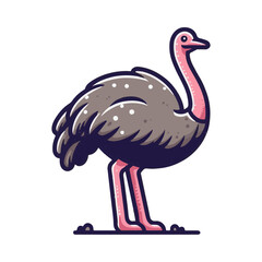 
ostrich illustration design