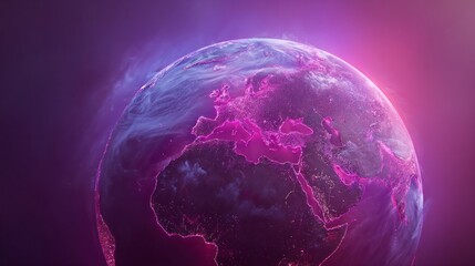 Fototapeta premium Planet earth abstract representation