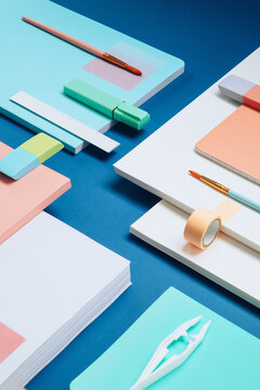 Desk materials mock up 