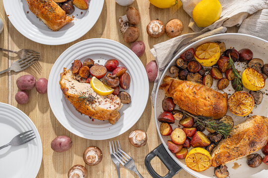 Roasted Chicken And Vegetables