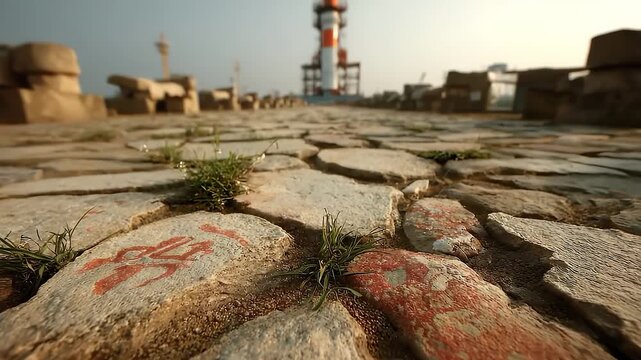 Ancient Stone Road Extends to Modern Architecture