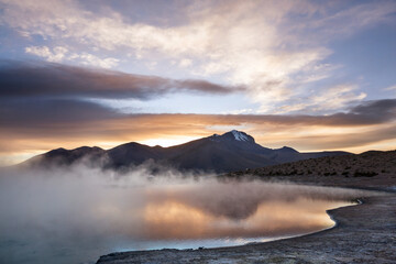 Hot springs in Chile