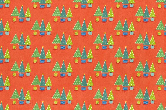 Christmas Trees Pattern