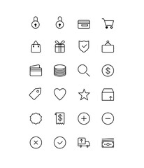 business and finance icons set