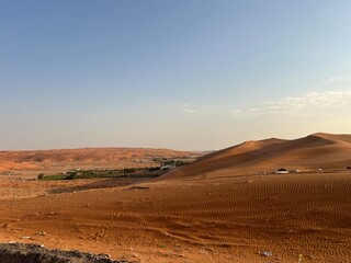 Desert natural view in Saudi Arabia,Riyadh,14 September 2025.