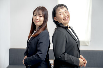 笑顔のビジネスウーマン