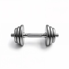 Naklejka premium dumbbell isolated on white background