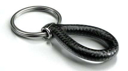 Fototapeta premium Carbon fiber keyring design