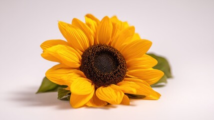 Obraz premium Single sunflower closeup
