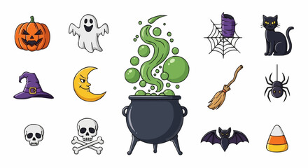 Halloween icon halloween vector icons spooky halloween elements halloween clip art halloween graphic design halloween images vector art vector