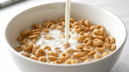 Close up pouring milk glass dates cinematic UHD handheld Ramadan food tradition stock video. liquid dairy product goblet fruit cinematic ramazan culinary custom uhd footage. - Powered by Adobe