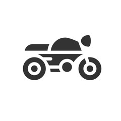 motorcycle icon solid glyph , car, automobile 