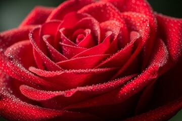 Elegant Red Rose Symbol of Love
