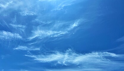 blue sky with clouds