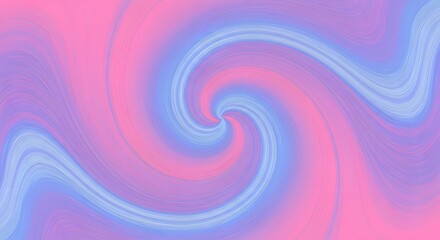 Swirling abstract gradient of pink  bluewhite with a spiral shape in the center