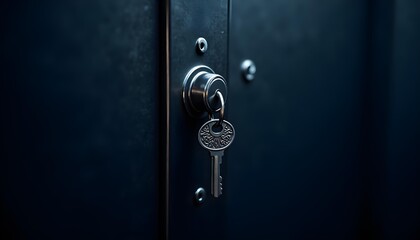 Steel Guardians: Lock & Key in High Contrast