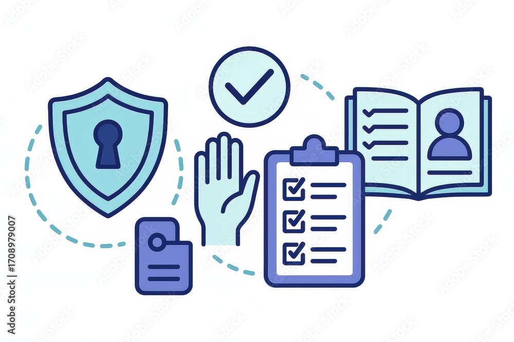 Poster enhance digital security awareness through effective identity protection strategies utilizing divers