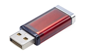 usb flash drive isolated