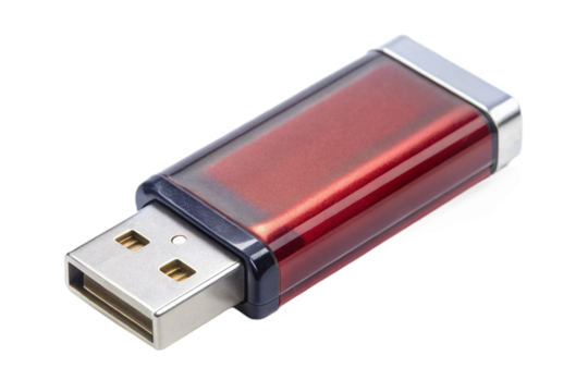 usb flash drive isolated