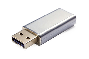 usb flash drive on white