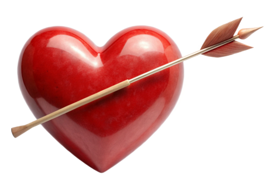 red heart with arrow