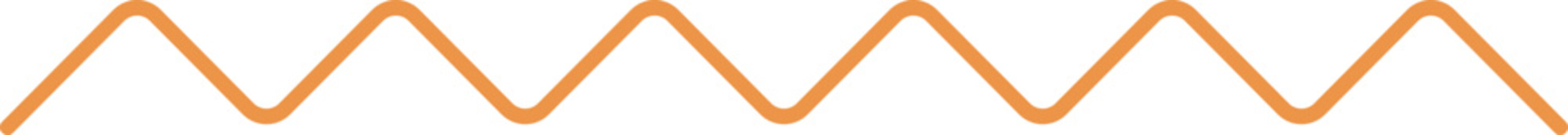 Vector illustration of wavy line