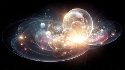 Colorful Abstract Space Explosion