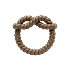 Obraz premium Bronze Knot Ring A Symbol of Unity and Strength.
