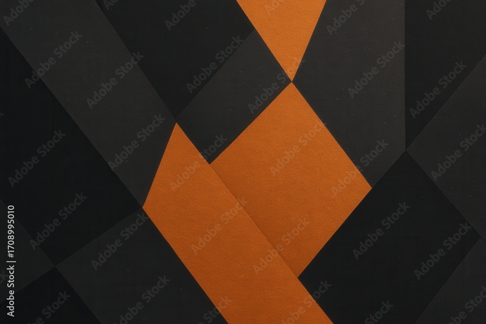 Aufkleber vertical abstract backdrop with amber and charcoal geometric tessellation layered paper grain and me