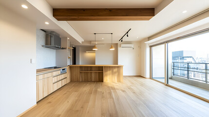 Naklejka premium Beautiful interior design, very well decorated house