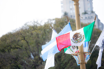 BANDERA ARGENTINA, BANDERA MEXICO