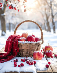 Frosted Orchard Still Life