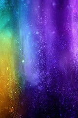 Vibrant Rainbow Abstract Glitter Background