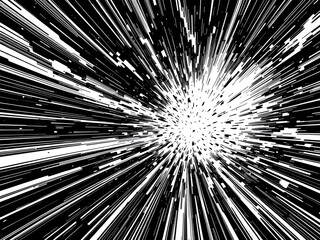 Abstract Explosion Burst of Light and Energy