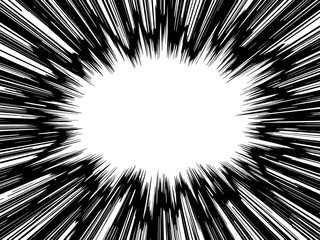 Comic Book Burst Radial Explosion Effect