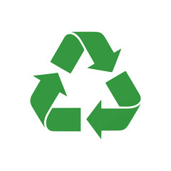 Obraz premium Recycle Symbol: A prominent visual representation of the recycling process, with its three iconic green arrows symbolizing reduce, reuse, and recycle.