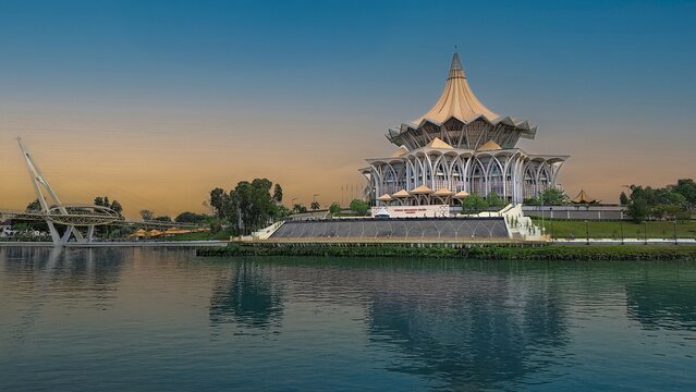 Kuching, Sarawak Malaysia  15 september 2025 Sarawak State Legislative Assembly Building is the current state legislative complex of Sarawak.