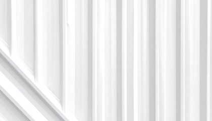 Abstract white architectural detail