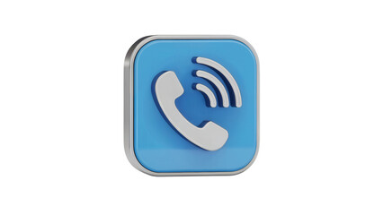 Modern phone icon with call signal, perfect for communication and contact needs
