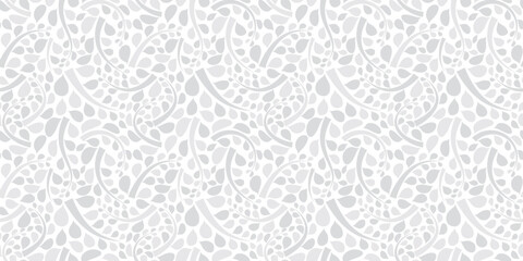 Organic motif, botanical motif background. Seamless pattern.Vector.スタイリッシュな有機的パターン